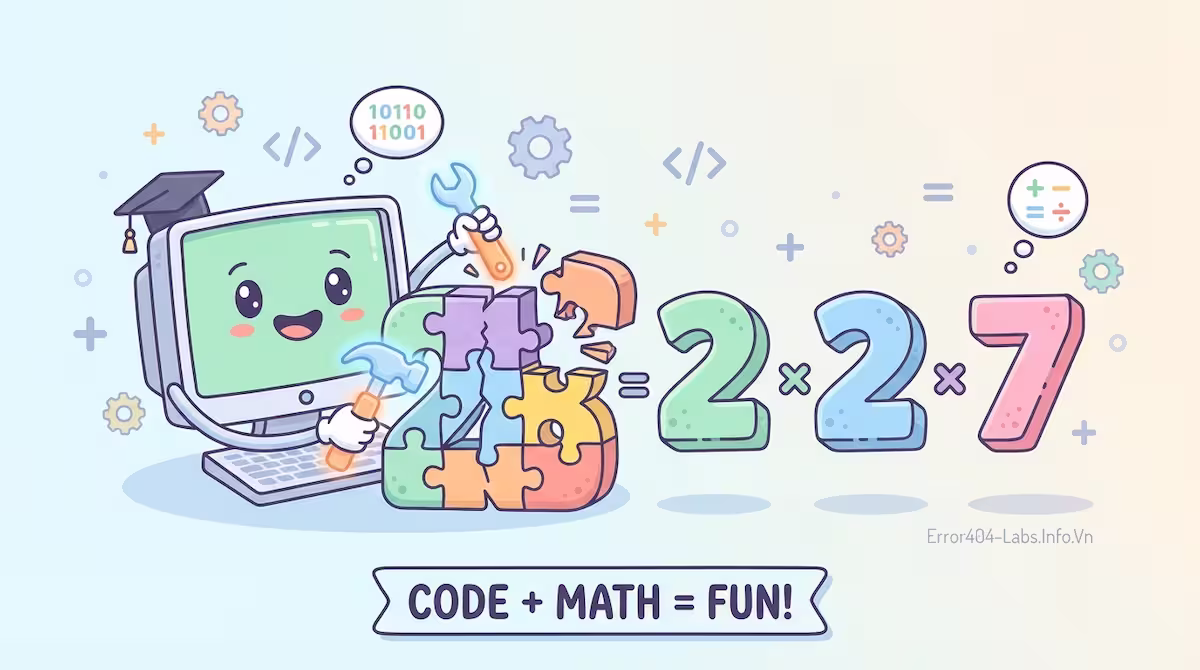 Phân Tích Thừa Số Nguyên Tố Trong Java