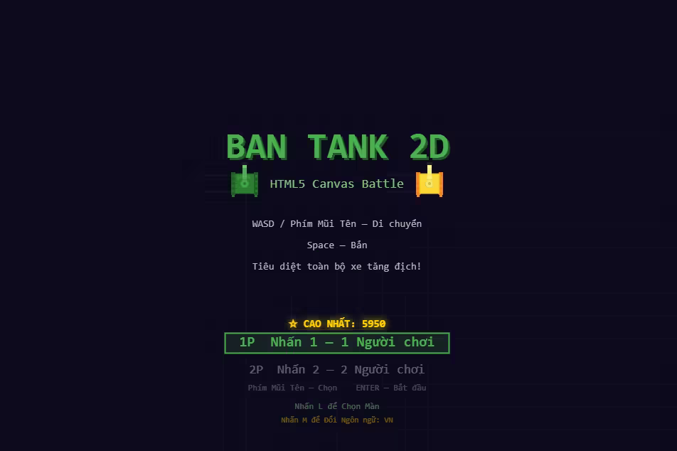 Bắn Tank 2D