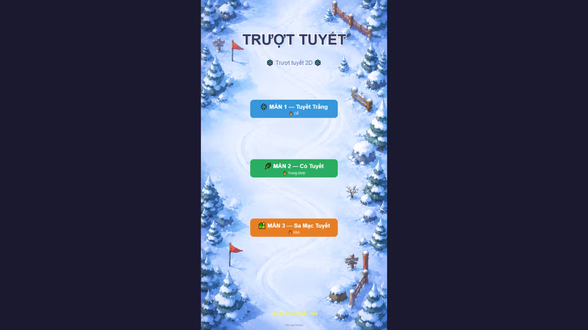 Trượt Tuyết 2D